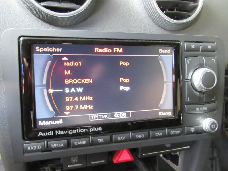 Radio/NavigationssystemKombination AUDI A3 SPORTBACK (8PA