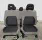 Sitzgarnitur komplett Stoff geteilt schwarz-grau<br>NISSAN X-TRAIL (T30) 2.2 DCI 4X4