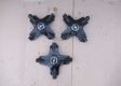 Radabdeckung 3x Nabendeckel fr Alufelgen schwarz<br>OPEL ADAM (M13) 1.4
