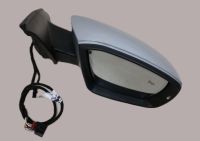 Au�enspiegel elektrisch lackiert rechts silber LA7W<br>SKODA OCTAVIA COMBI (5E5, 5E6) 2.0 TDI RS 4X4