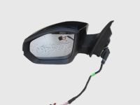 Au�enspiegel links Seitenspiegel blau 8X / F5W<br>SKODA FABIA PJ3 (RECHTSLENKER)