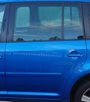 T�r links hinten ZV EFH 5-T�rer blau LA5X<br>VW TOURAN (1T1, 1T2) 2.0 TDI